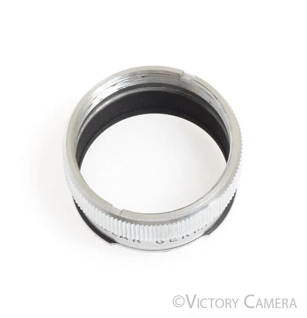 Leica Leitz Genuine SOOPD Chrome Lens Shade for Summitar 5cm f2 Lens [EXC]