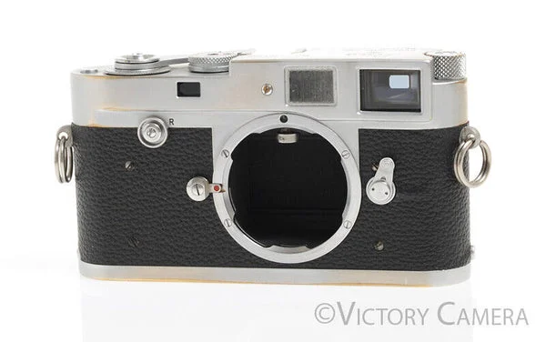 Leica M2 Chrome 35mm Rangefinder Camera Body w/ Upgraded Finder -YYE CLA- [EXC-]