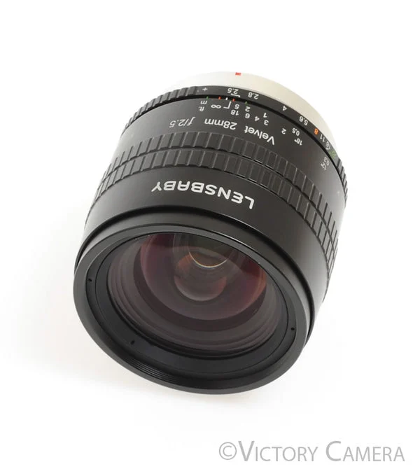 Lensbaby Velvet 28mm f2.5 1:2 Macro Lens for Fujifilm X [MINT]