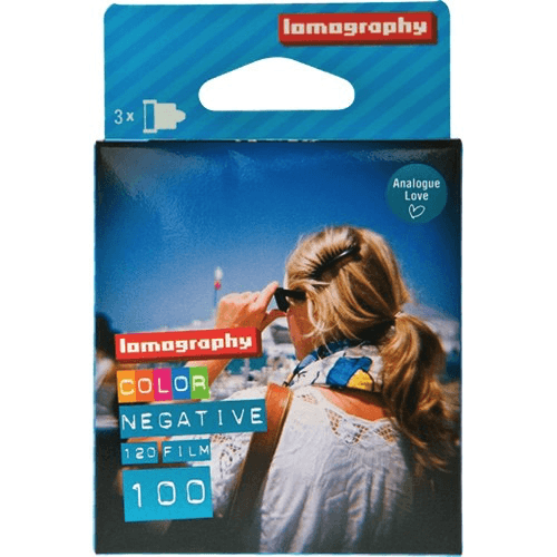 Lomography 100 Color Negative Film (120 Roll Film, 3-Pack)