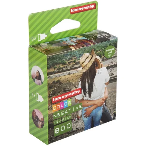 Lomography 120 Color Negative 800 ISO Film- 3 pack