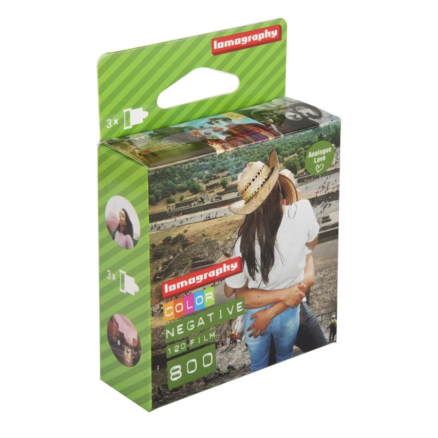 Lomography 800 Color Negative Film - 120 - 3 Pack