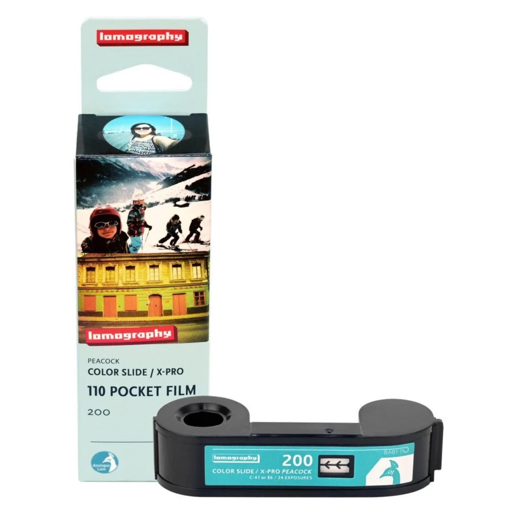 Lomography Peacock X-Pro Color Transparency Film - 110 Cartridge - 24 Exposures