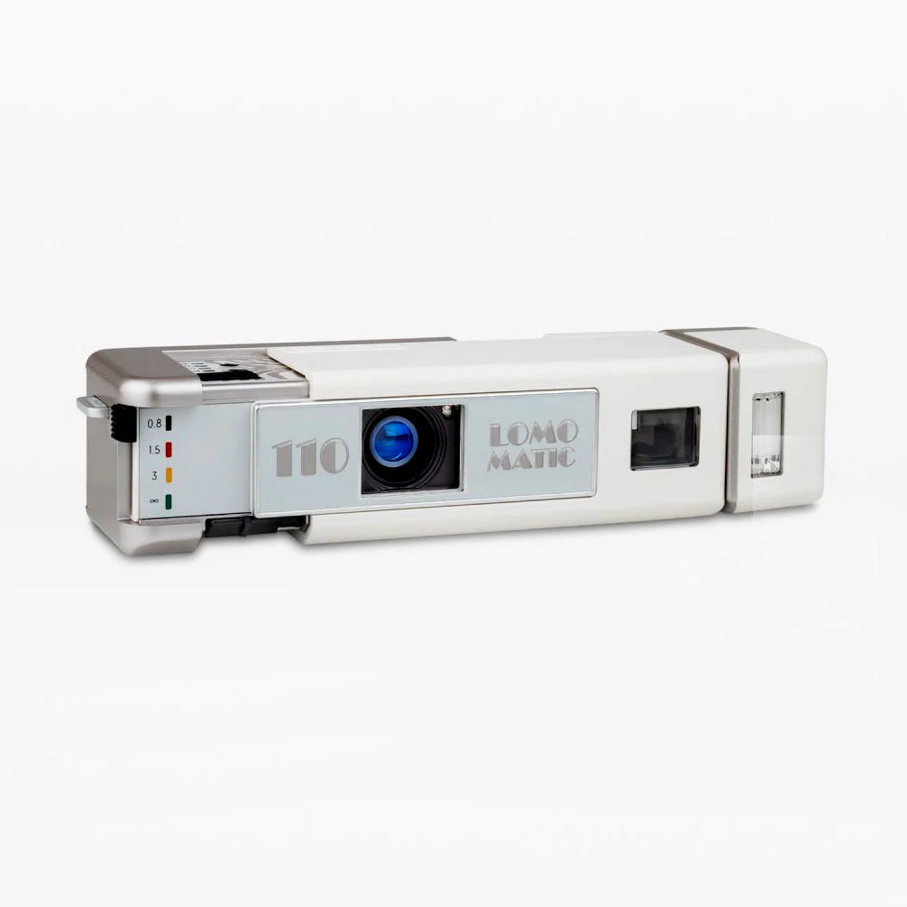 Lomomatic 110 Camera & Flash -Zebra Crossing Edition