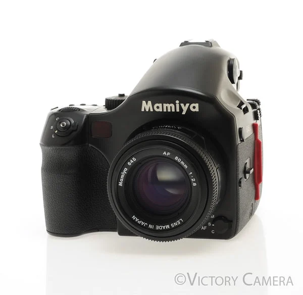 Mamiya 645AF 645 AF 6x4.5 Medium Format Camera w/ 80mm Lens 120 Back [EXC+]