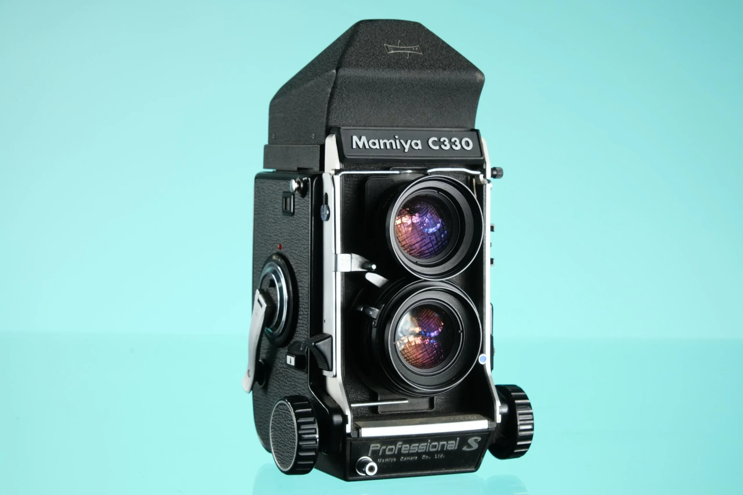 Mamiya C330 Professional S 6x6 Medium Format TLR+ 80mm f/2.8 Blue Dot Lens
