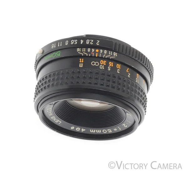 Mamiya Sekor E 50mm f2 Prime Lens for ZE / ZM Cameras -Read, As is- [BAR]