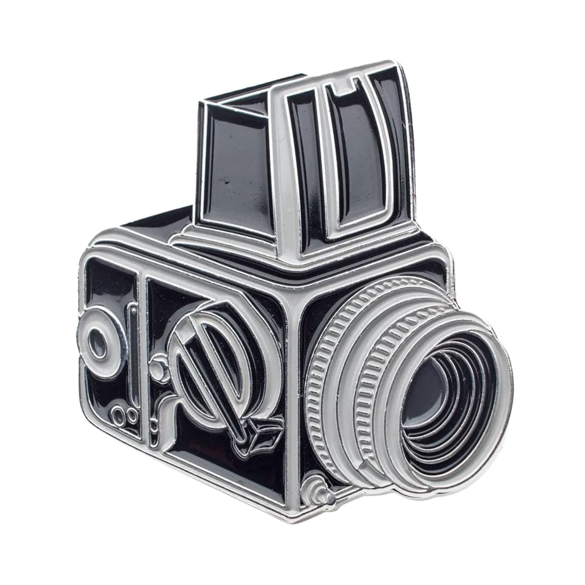 Medium Format Camera #2 Pin Silver