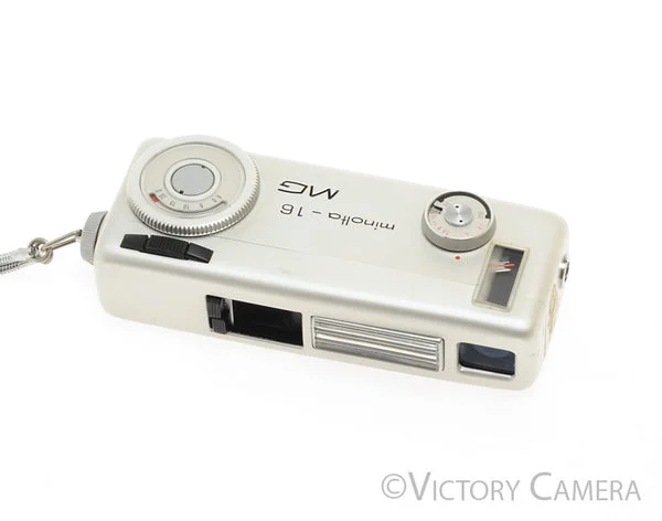 Minolta-16 MG Chrome 16mm Subminitature Spy Camera Kit [EXC]