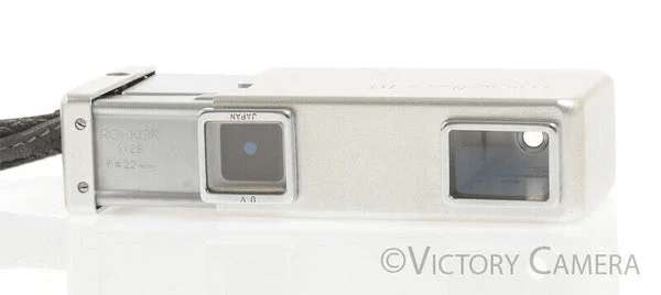 Minolta 16 Subminiature Spy Camera -Clean w/ Case- [EXC]