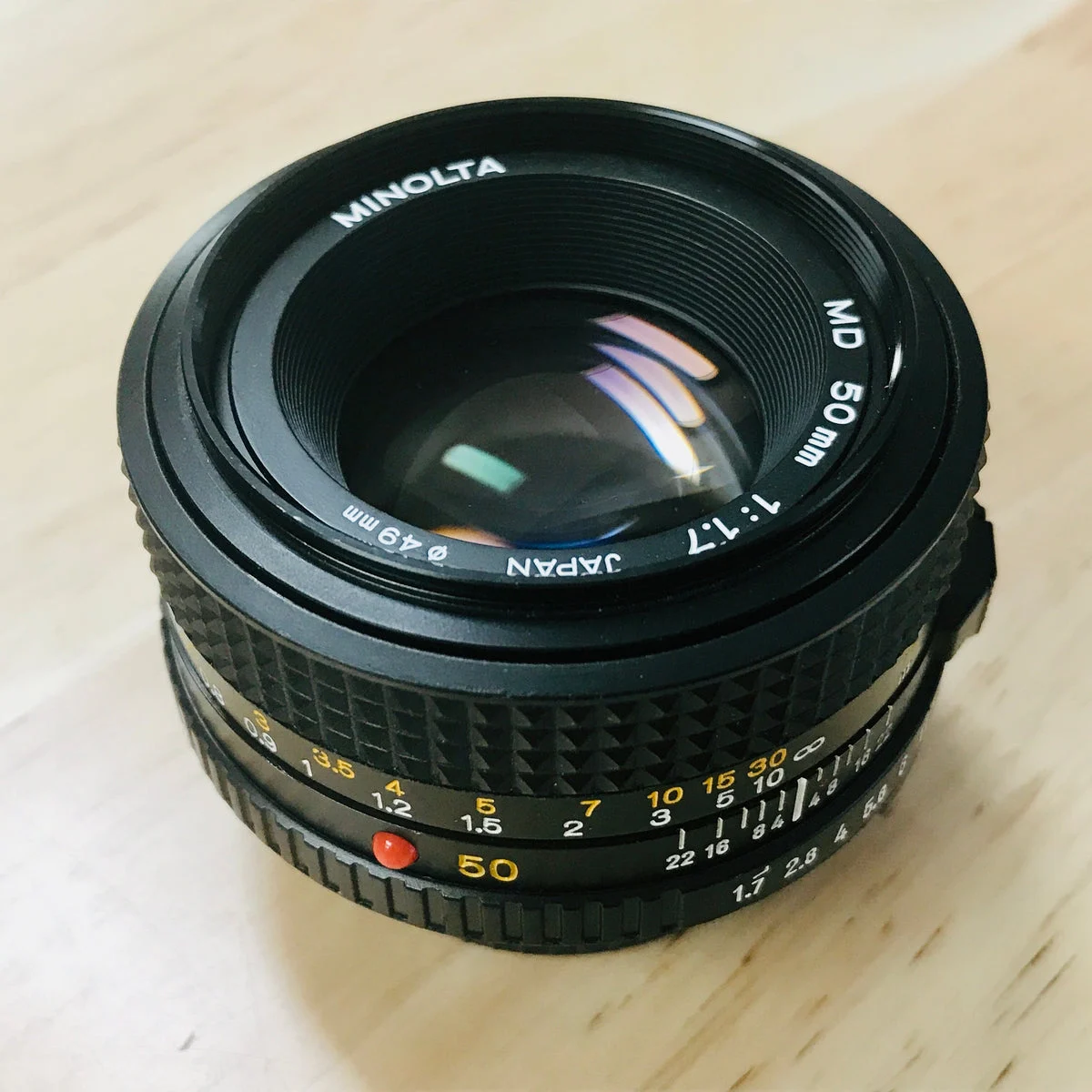 Minolta 50mm 1.7 MD