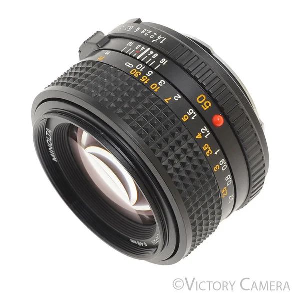 Minolta MD 50mm f1.4 Manual Focus Prime Lens [EXC]