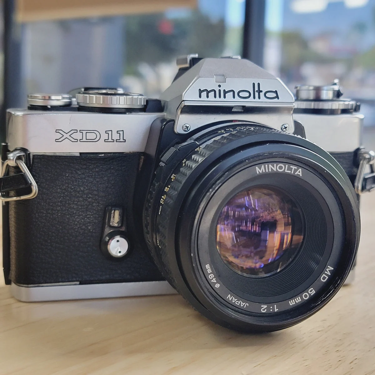 Minolta XD 11 with MD 50mm f/1.2