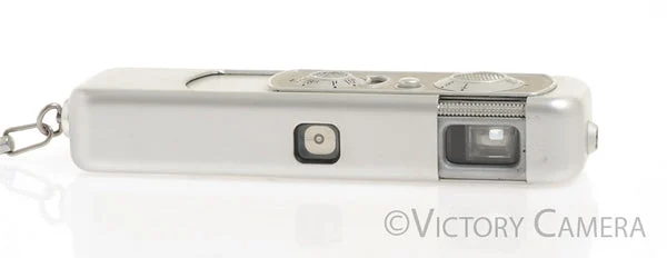 Minox III Chrome Subminiature Spy Camera With Case and Chain [EXC+]