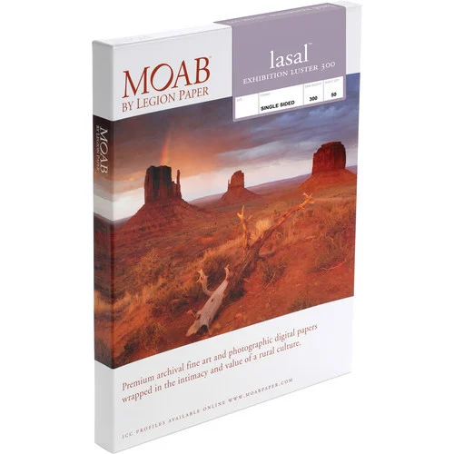 Moab Lasal Exhibition Luster 300 Paper - 4x6" 50 Sheets