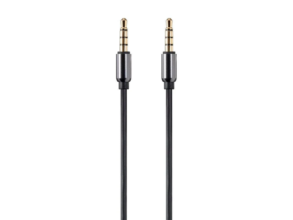 Monoprice Onyx Series Auxiliary 3.5mm TRRS Audio & Microphone Cable, 3ft