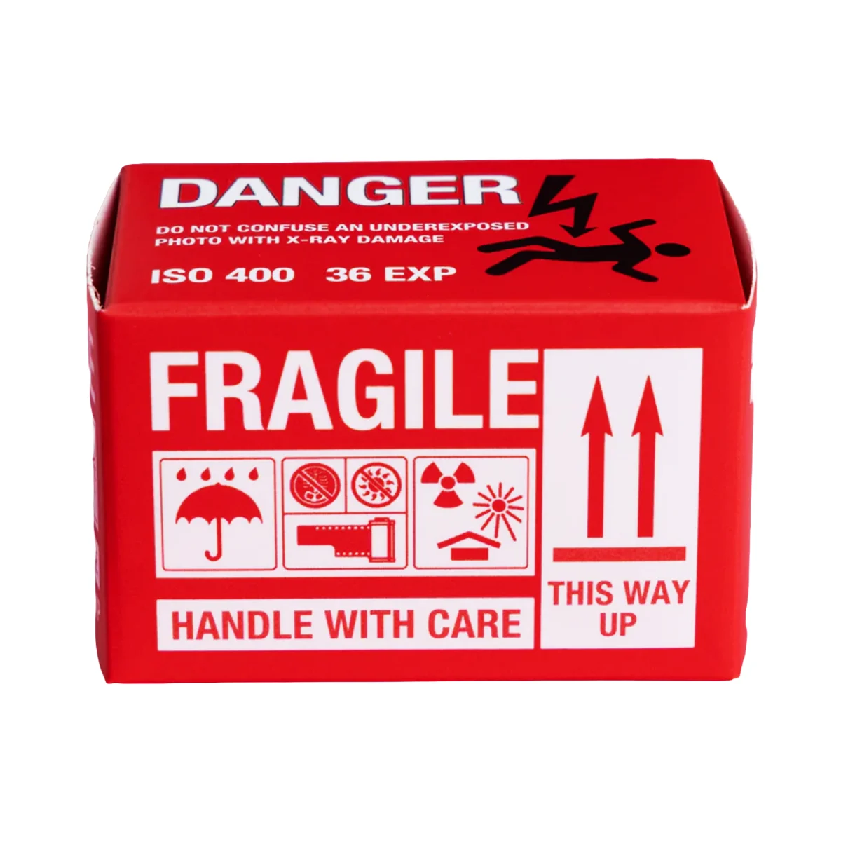 Mr. Negative Fragile (Film Safety Capsule) 400 Color Negative - 35mm, 36 Exposures, Single Roll