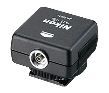 Nikon AS-15 Sync Terminal Adapter (Hot Shoe to PC)