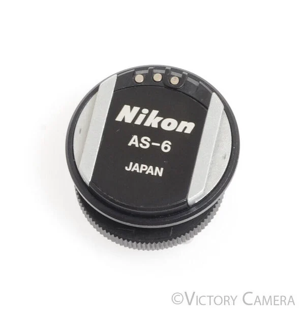 Nikon AS-6 Flash Coupler: Put F3 Flash on ISO Hotshoe [EXC+]