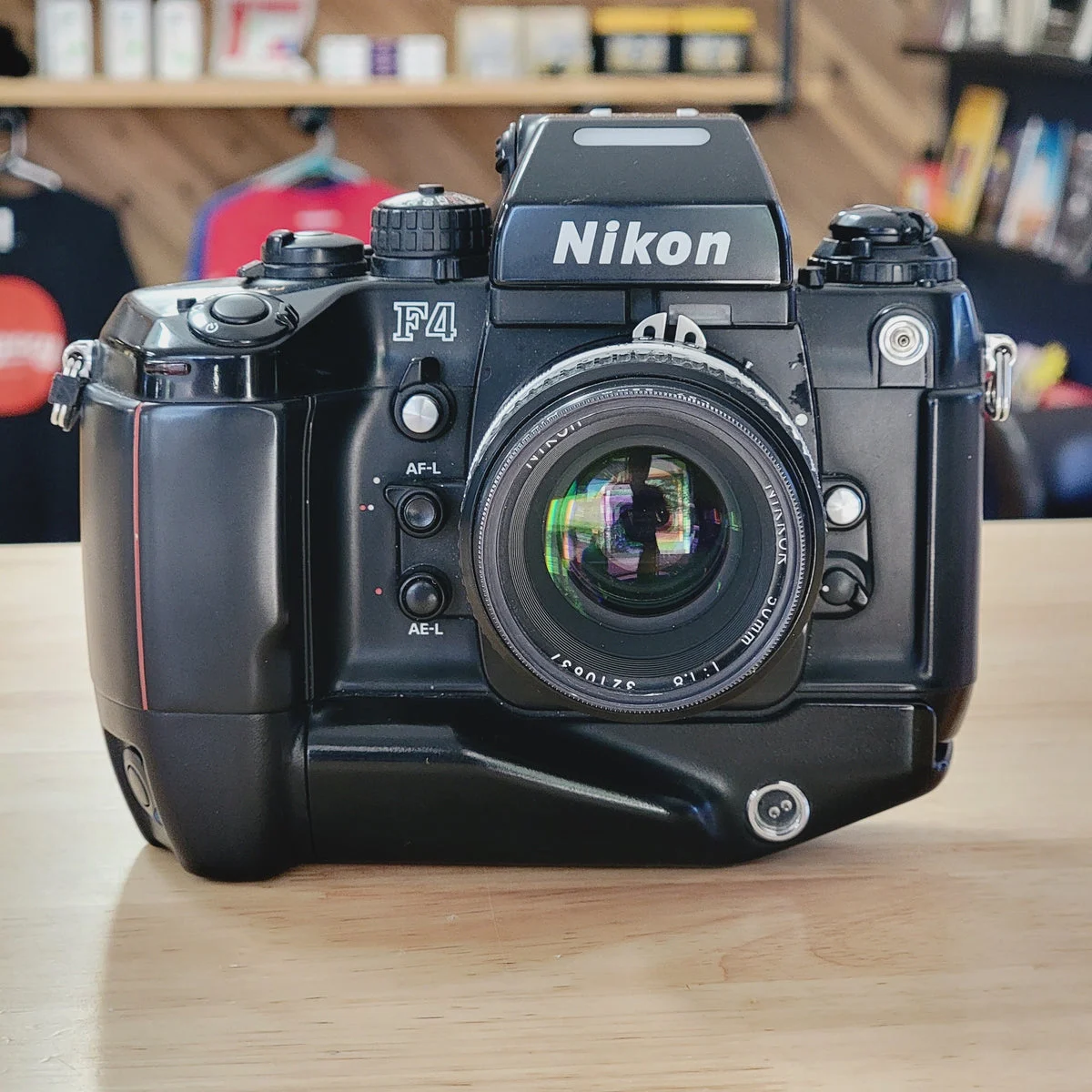 Nikon F4 with Nikkor 50mm f/1.8 AIS Lens