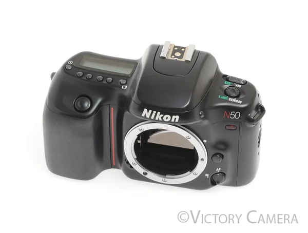 Nikon N50 AF Film Camera Body -Clean, Slightly Sticky- [Good]
