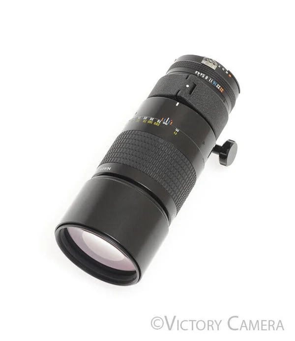 Nikon Nikkor 300mm f4.5 AI-S Lens w/ CL-20 Hard Case & Tripod Collar [EXC+]