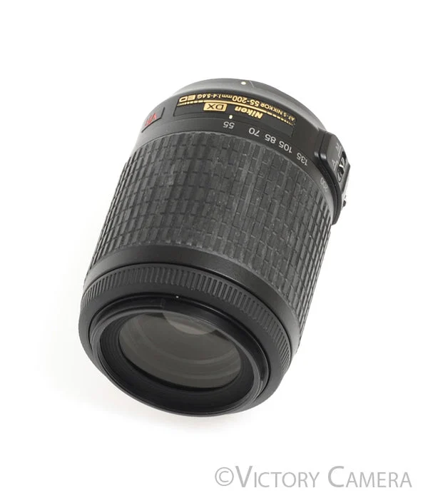 Nikon Nikkor AF-S 55-200mm f4-5.6 G ED DX VR Telephoto Zoom Lens -Clean - [EXC+]