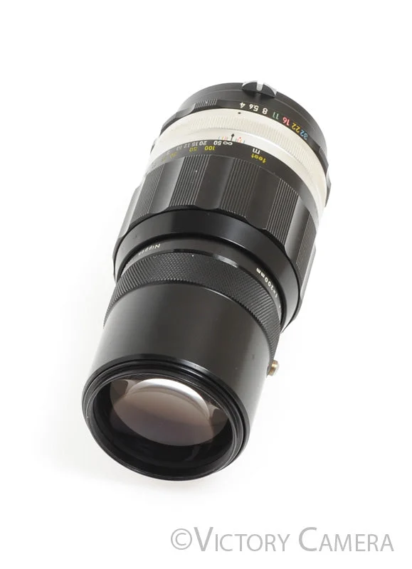 Nikon Nikkor-Q 200mm f4 Photomic Non-AI Telephoto Prime Lens[EXC]