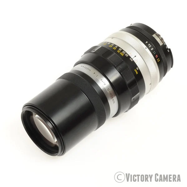 Nikon Nikkor-Q 20cm 200mm f4 Photomic non-AI Lens [EXC]