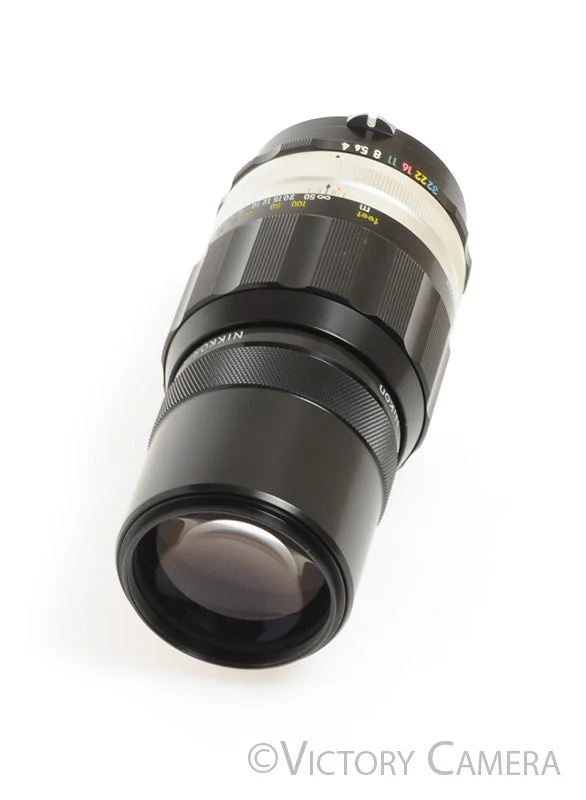 Nikon Nikkor-Q 20cm 200mm f4 Photomic Non-AI Telephoto Prime Lens [EXC+]