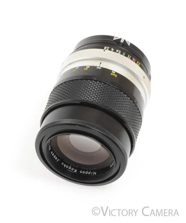 Nikon Nikkor-Q Auto 135mm f2.8 Photomic non-AI Prime Lens -Clean in Bubble-
