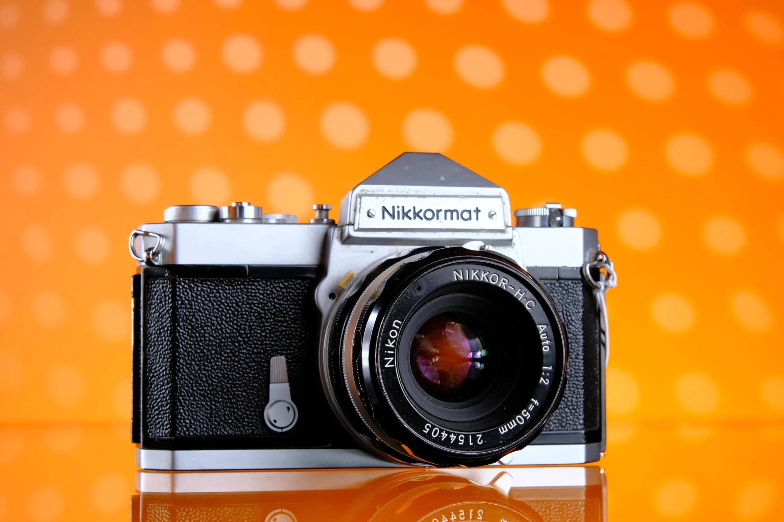 Nikon Nikkormat FT 35mm SLR + 50mm f/2.0 Nikkor HC Lens Working!
