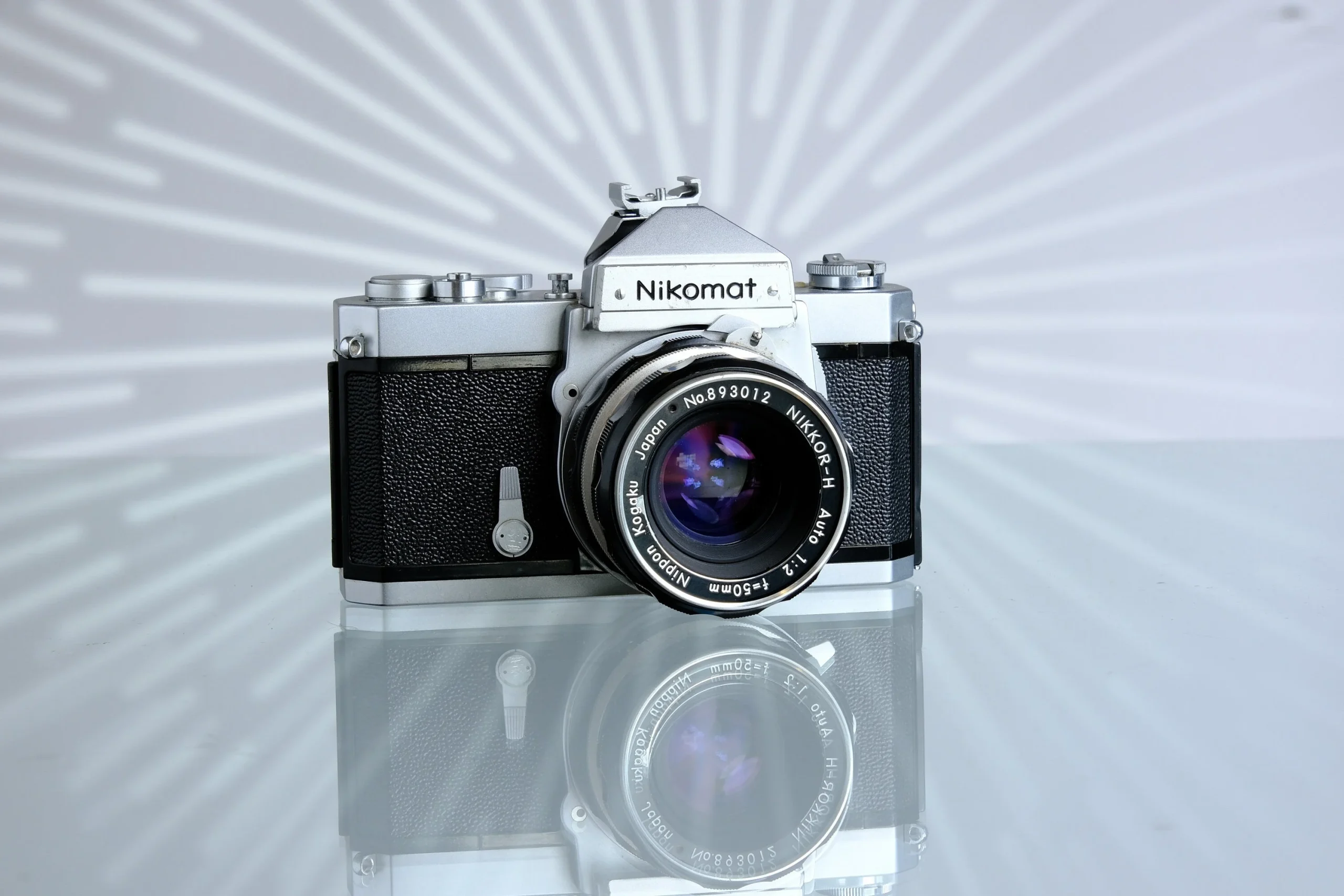 Nikon Nikomat 35mm SLR Film Camera + Nikkor-H 50mm F/2 Pre-AI Lens