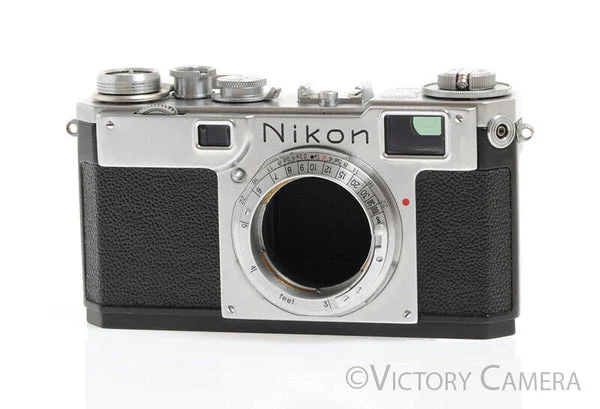 Nikon S2 Chrome 35mm Rangefinder Camera Body (only) [AS-IS]