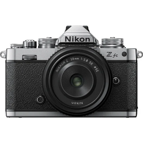 Nikon Z fc DX-format Mirrorless Camera Black/Silver with Nikkor Z 28mm F2.8 SE Lens Kit