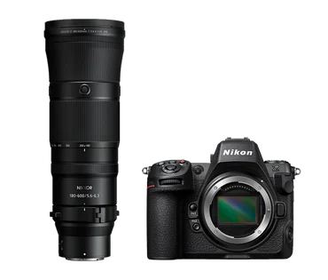 Nikon Z8 with Z 180-600mm f/5.6-6.3 VR Lens Kit
