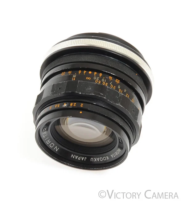 Norita Kogaku 80mm f2 Noritar Prime Lens Adapted for Canon EF Mount