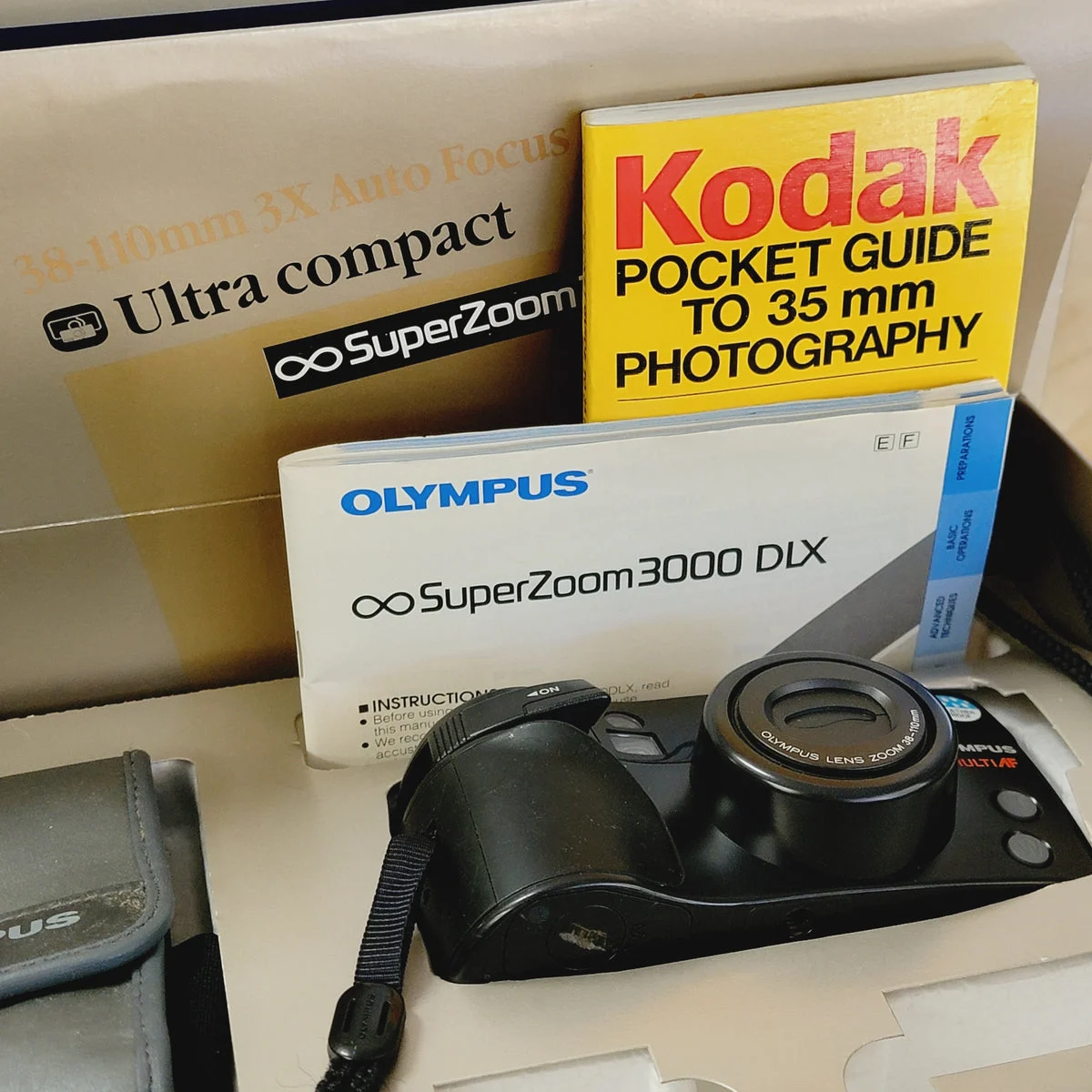 Olympus Infinity SuperZoom 3000 DLX with box & extras