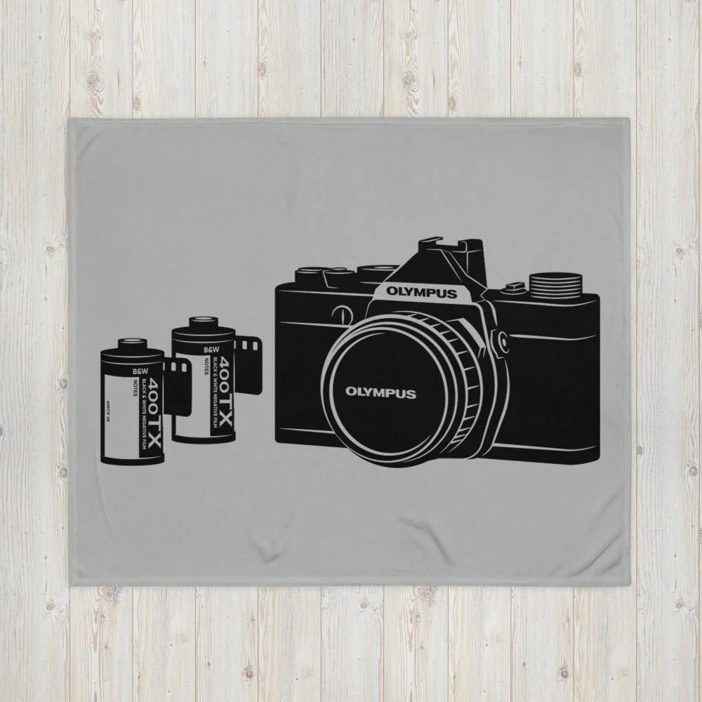 Olympus & Tri-X Throw Blanket