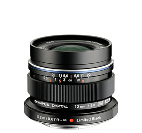 OM SYSTEM M.Zuiko Digital ED 12mm f/2.0 Lens (Black)