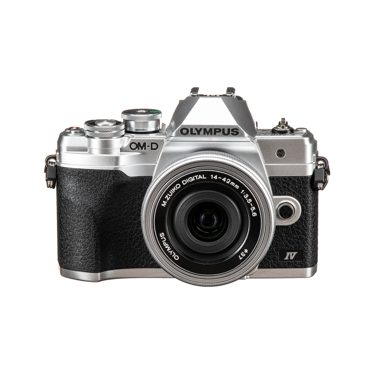 OM System OM-D E-M10 Mark IV Camera with 14-42mm EZ Lens - Silver