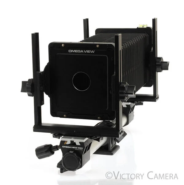 Omega View 45D Large Format 4x5 Rail Camera w/ Revolving Back[EXC]