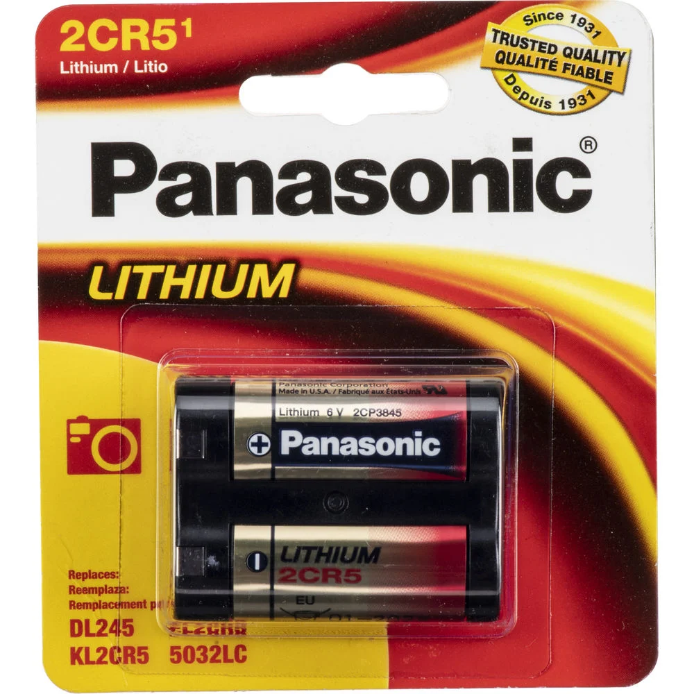 Panasonic 2CR5 6V Lithium Battery