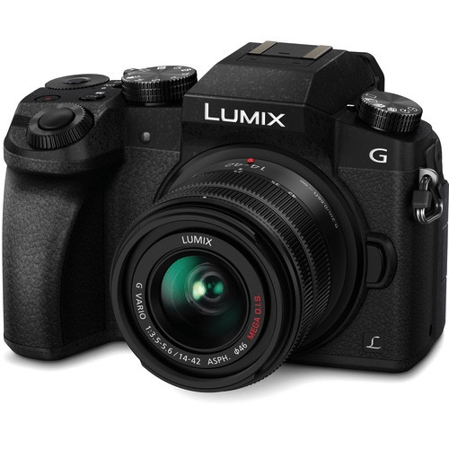 Panasonic LUMIX G7 4K Mirrorless ILC Camera w/14-42 mm Lens