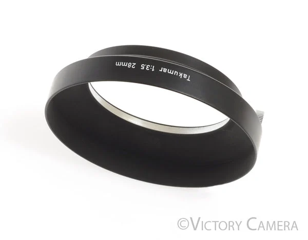 Pentax 28mm f3.5 58mm Round Wide Angle Lens Shade / Hood w Case [EXC]