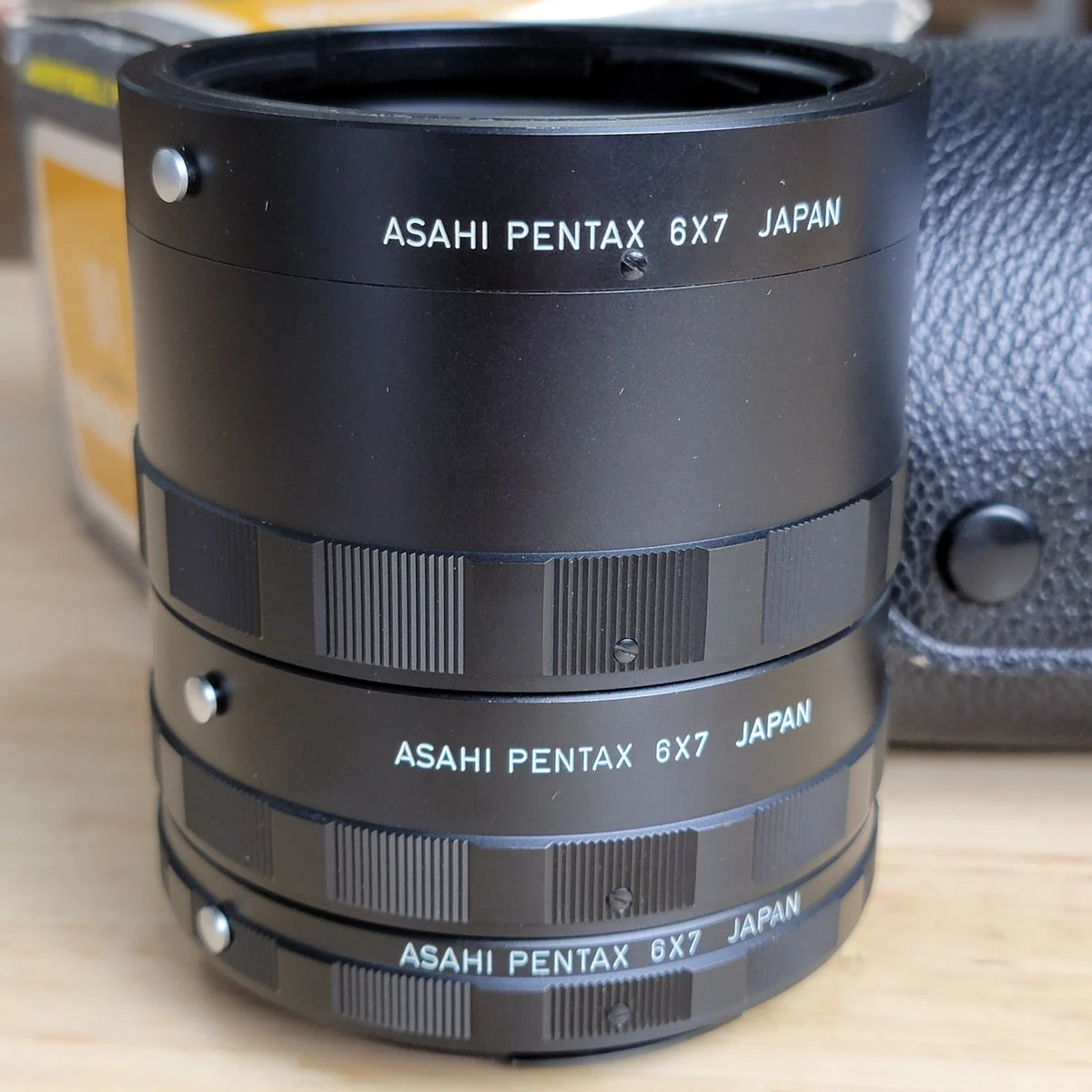 Pentax 6x7Extension Tubes 1-2-3 Set - Mint Honeywell Box