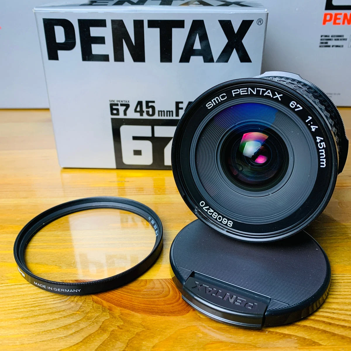 Pentax SMC 67 - 45mm f/4Lens with Soft Case - Mint -8608270