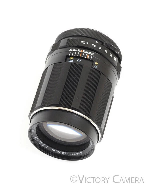 Pentax Super-Takumar 135mm F3.5 M42 Mount Portrait Lens -Clean in Case- [EXC]