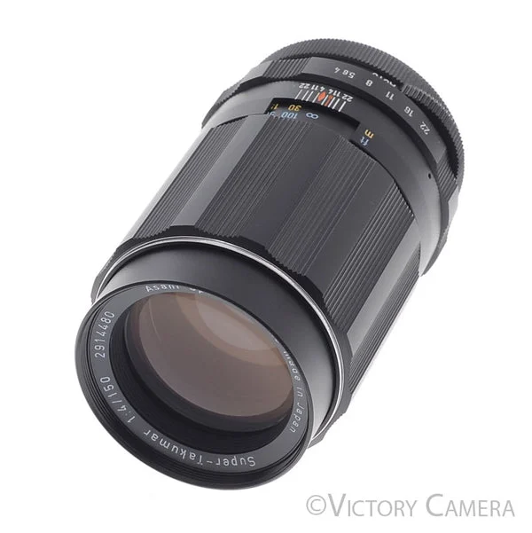 Pentax Super Takumar 150mm f4 Telephoto Lens for M42 Screw Mount [EXC+]
