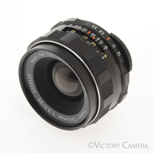 Pentax Super-Takumar 35mm F3.5 M42 Screw Mount Wide Angle Lens[EXC]